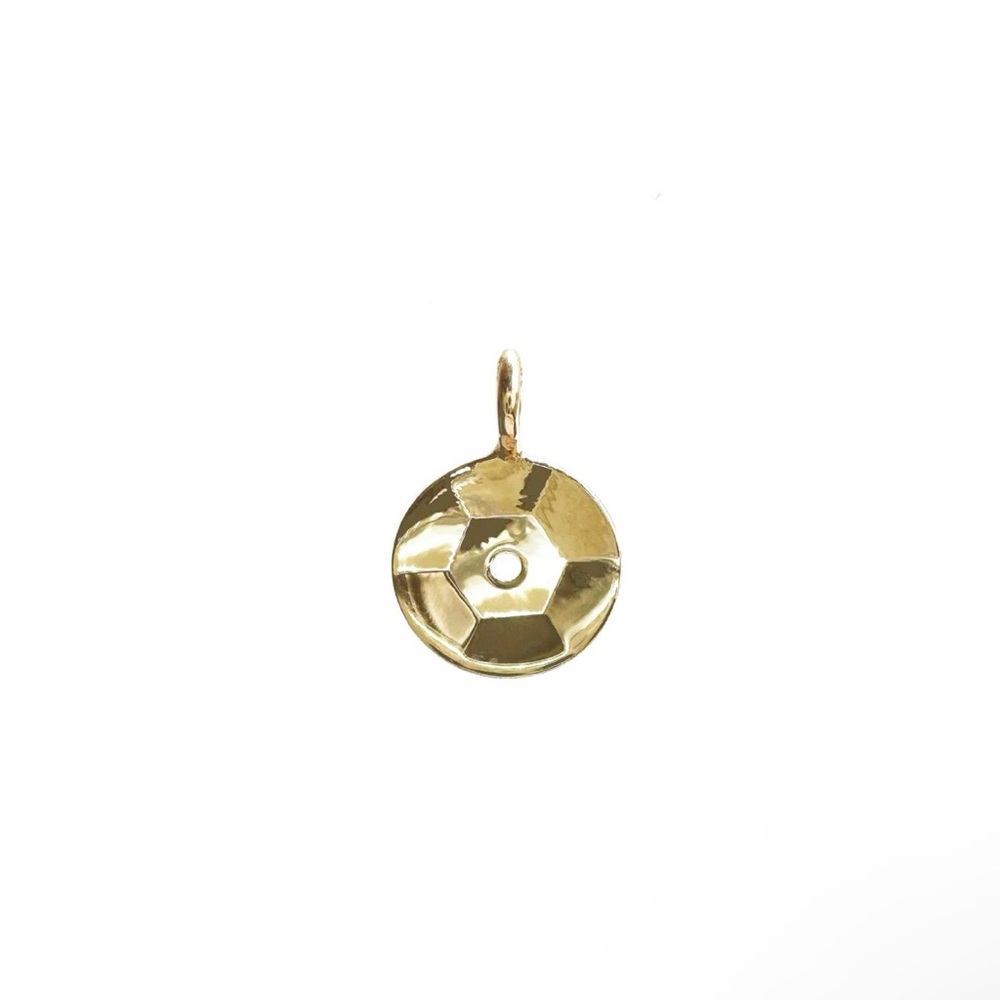 Olivve NYC 14k sequin charm